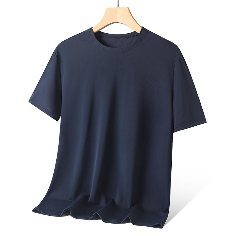 Ice Silk Mesh Short-sleeved Quick-drying T-shirt Men's Sports Casual Loose Cool Top