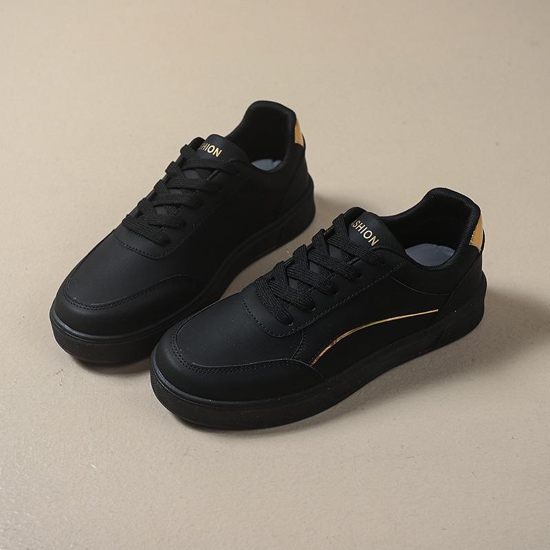 Women's Shoes with Soft Soles Are Not Tired Feet, New Spring Casual Sports Board Shoes, Black Non-slip Shoes.