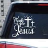 Jesus Car Stickers Christian God Car Body Bumper Vinyl Decal Car Accessories,,For Cars, Trucks, Walls, Laptops, Windows,