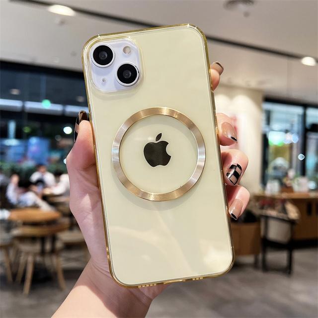 Candy Color Magnetring Klare Telefonhülle für iPhone 13 11 12 14 Pro Max Xs Max Xr X 13pro Max Silikon Stoßfeste Softcover