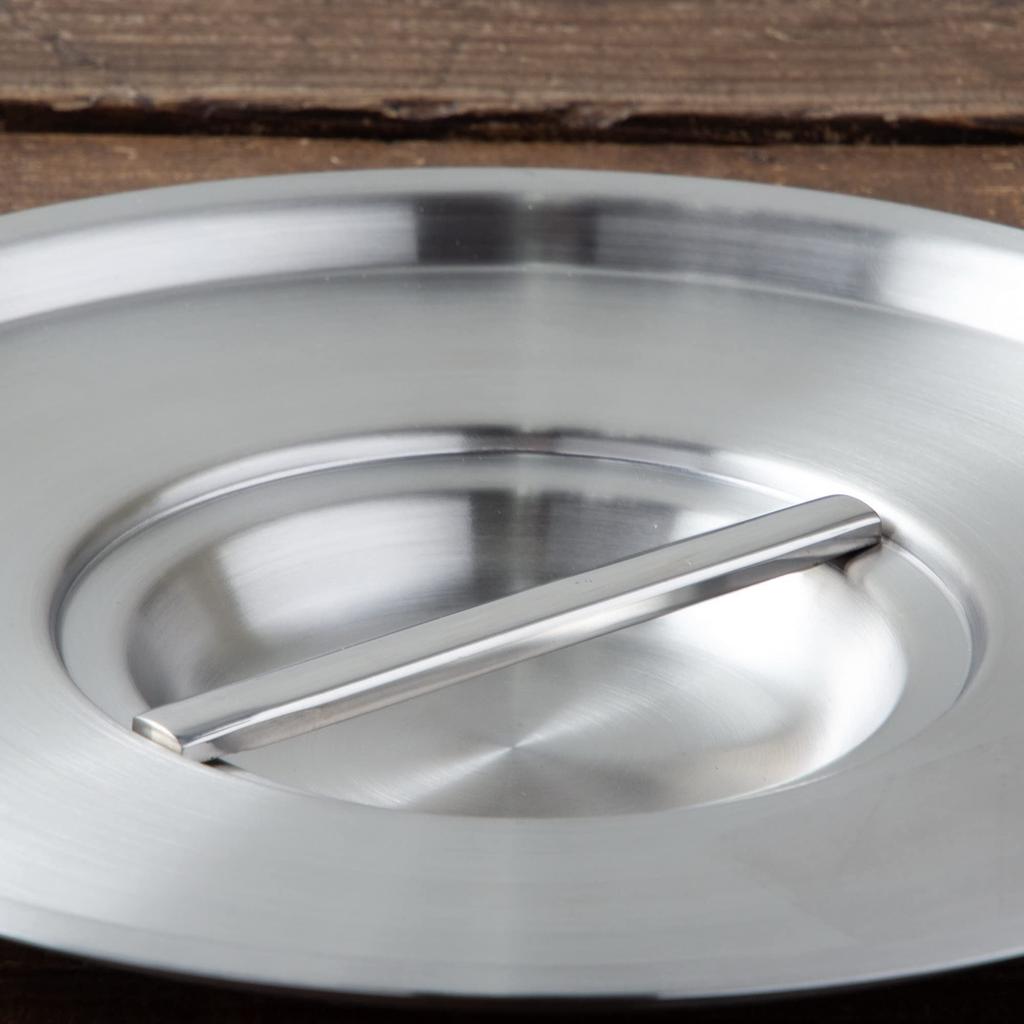 Endo Shoji Commercial Murano Pot Lid for 50cm Pot, Induction Type, 18-8 Stainless Steel ANB3510