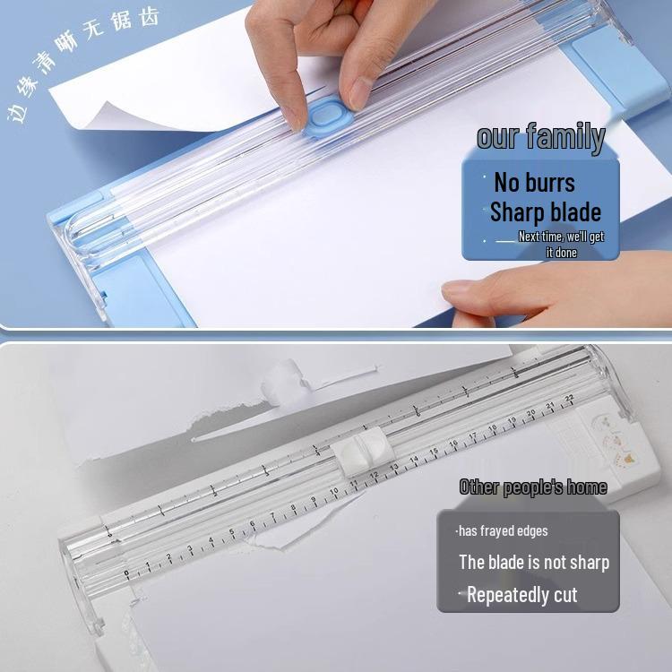 A4 Dwukierunkowa Ręczna Gilotyna do Papieru do Biura i Czasopism