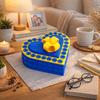 Unique Heart Shaped Annoying Gift Box 8 cm Detachable 3 D Printed Box Funny with Screws Take Apart Box Hobbies