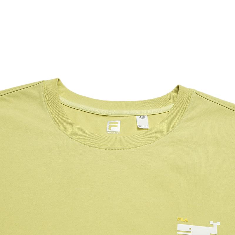New FILA EXPLORER T Shirt Men's Malt Green A11U537101FGN