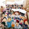 2014 My Hero Academia Bedding Set Single Twin Full Queen King Size Kawaii Bed Set Teenagers Bedroom Duvetcover Sets 3D Print 034