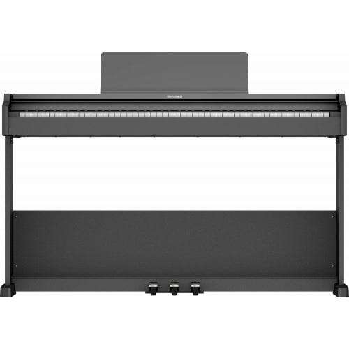 Roland RP107-BK Digital Piano, Entry Level, Beginner, Lesson, Compact, Simple, Black, Bluetooth, Chair and Pedal Included