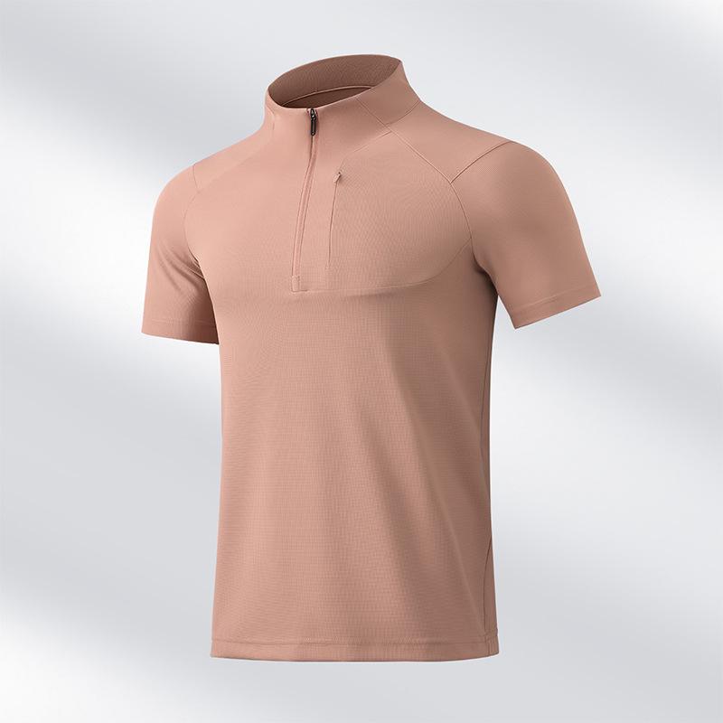 Waffle Quick-drying T-shirt Men's Sports Running Women's Short-sleeved Couple's Cold Silk Quick-drying Clothes High-quality Sportswear