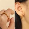 High-Grade Hydraulic Earrings, Niche Stainless Steel Electroplating Personalized Multi-Type Geometric Personalized Stud Earrings