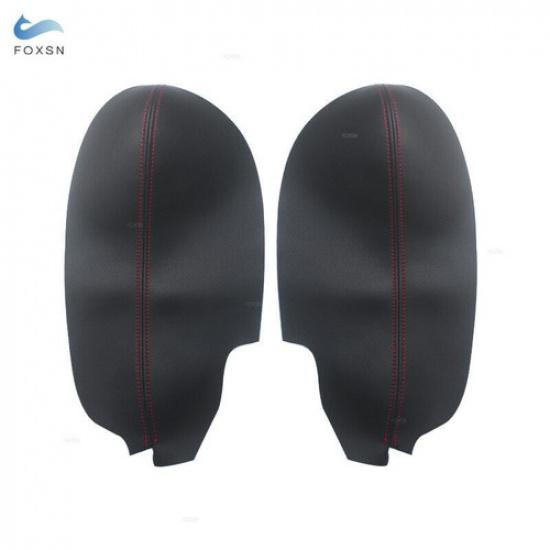 Left&Right Front Door Panel Armrest LEATHER Cover For Acura TSX 2009-13 2014