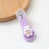 Tagliaunghie Mini Carino Cartoon Colore Caramella per Uso Singolo – Strumento Manicure Anti-Schizzo Creativo, Portatile e Compatto (Modello ZJQ-001)