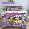 Bratz Pattern Bedding,Quilt Set Quilt Cover Pillowcase Home Birthday Gift (1 * duvet cover + 2 * pillowcase, without core)