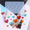 Love Heart Silicone Mold Different Size Pendants Casing Moulds Handmade DIY Tool