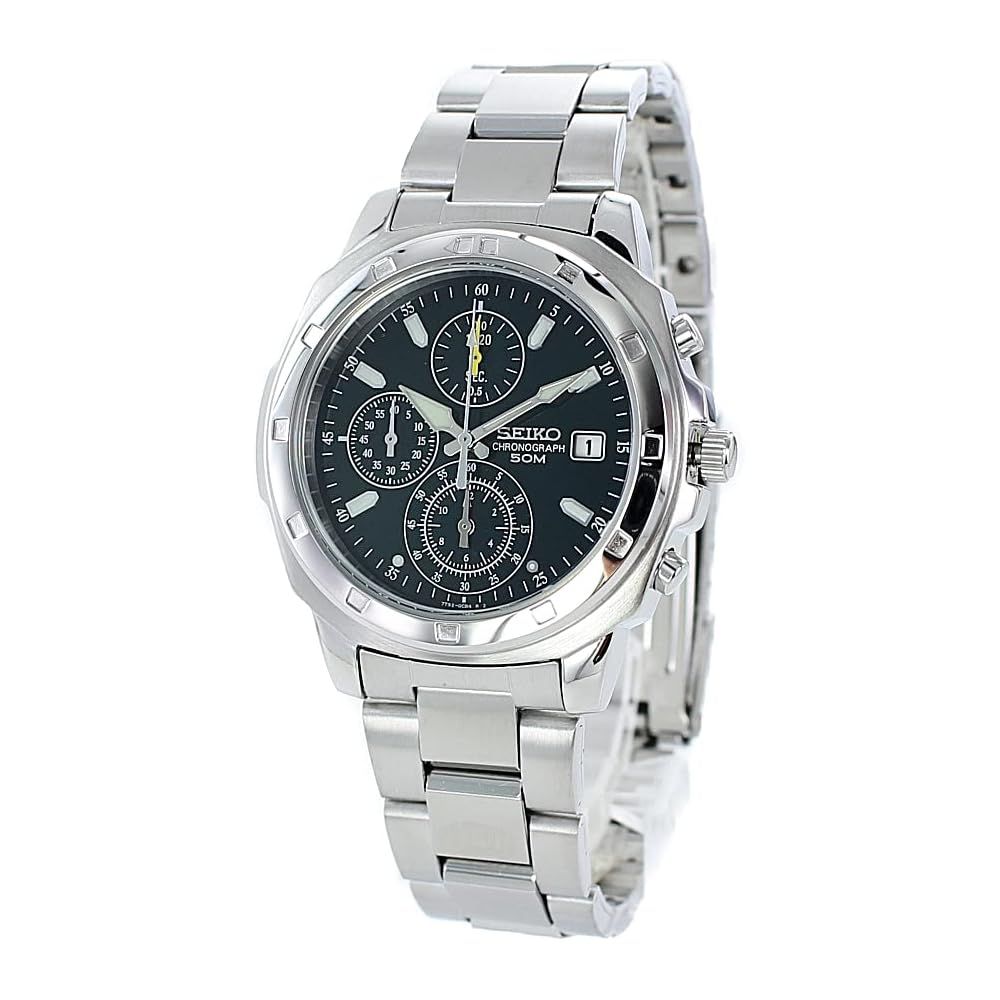 Seiko Watch SND411P Men s Women s Dark Green Waterproof Wristwatch