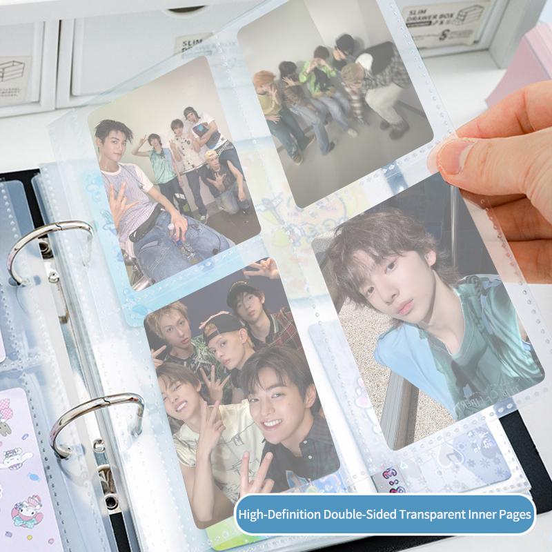 4/9 Grids Binder Photocard Holder Large Capacity Photo Album Kpop Photocard Holder Idol Card Collection Book Photo Memo Book