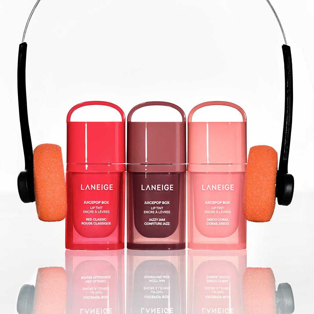 Laneige Juicepop Box Lip Tint 4.5g - 3 Lofi Mauve, Moisturizing Glossy, Korean