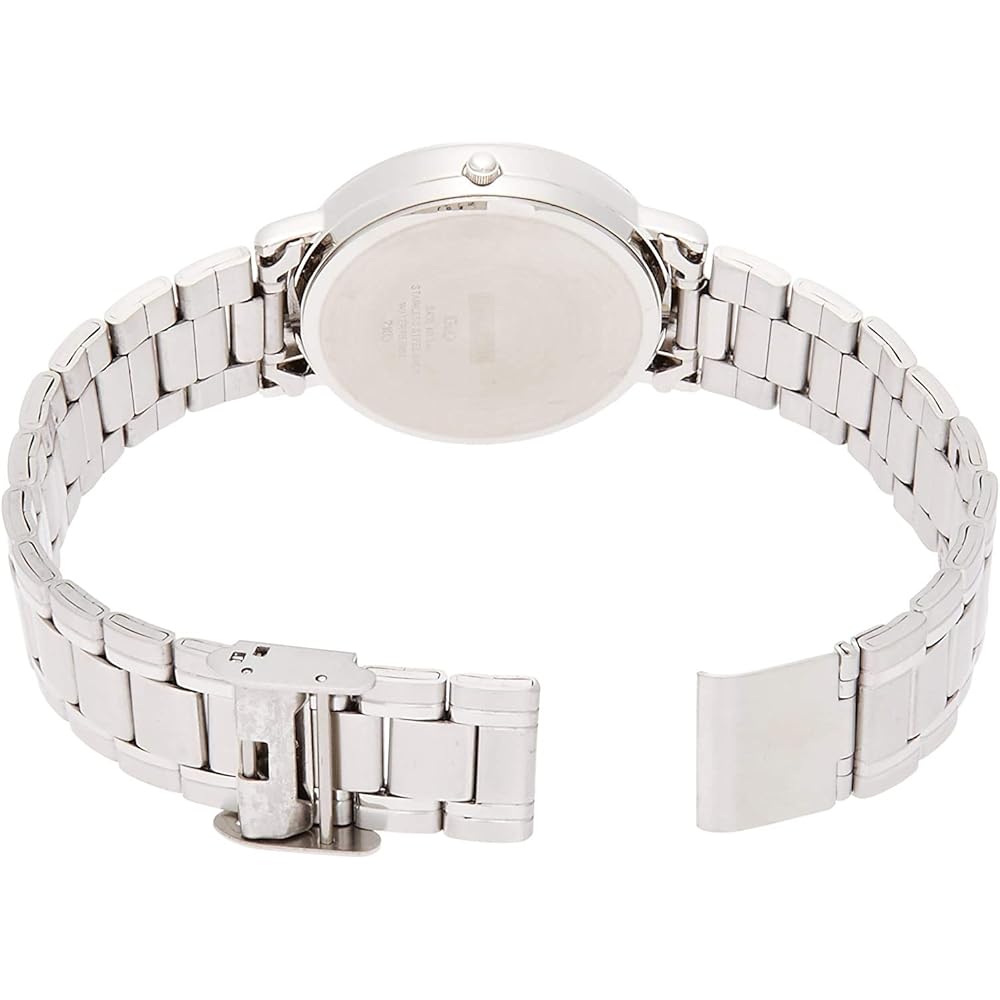 Citizen Q&Q Analog Waterproof Watch Date Day Metal Band A202-204 Men's White