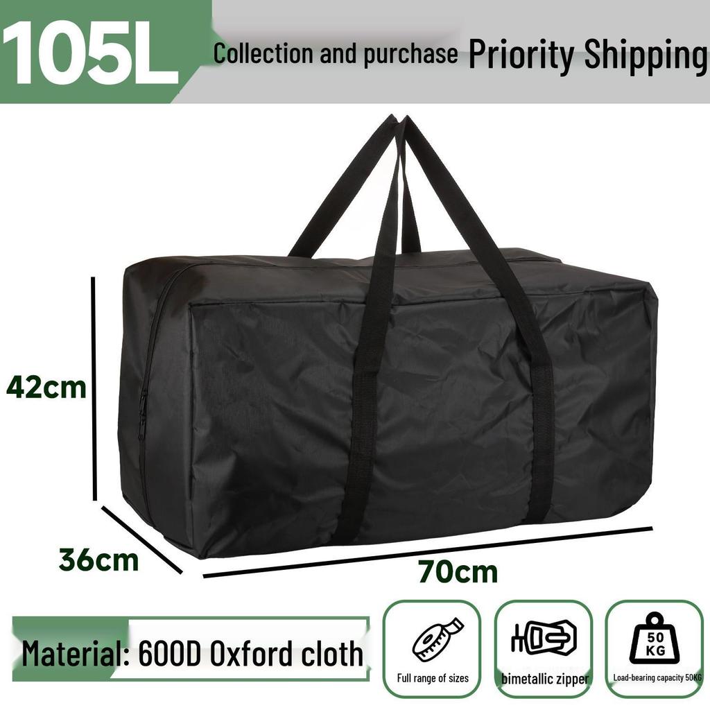 Waterproof 600D Oxford Cloth Camping Gear Storage Bag - Large Capacity for Chairs and Tents