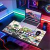 Kişiye Özel İsimli Dandy'nin Dünya Desenli Mouse Pad, Dizüstü Bilgisayar Masa Matı, Ev İçin Dekoratif Masa Matı Klavye Altlığı Hediye