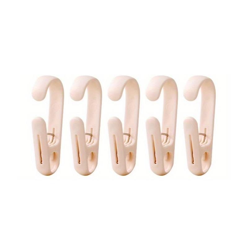 Space Saving Hook Clip For Bathroom Hanging Kitchen Utensils Towels Clothes Multi Purpose Home Storage Accessories Organizer