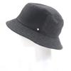 Great HERMES hat BOBFILIPE Serie Button Leather Pocket Bucket gray hair mens Used