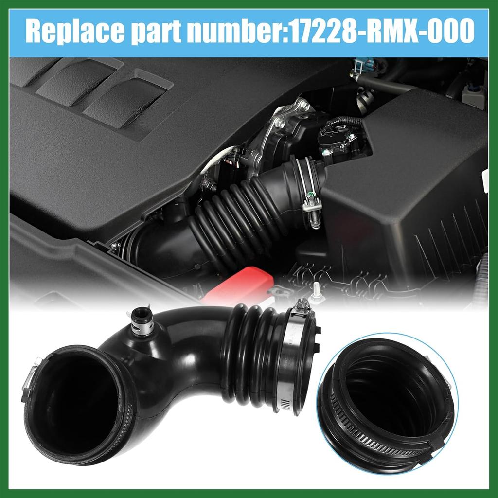 Motoforti Car Air Intake Hose Tube for Honda Civic Hybrid L4 1.3L 2006-2011 No.17228RMX000 Long-lasting