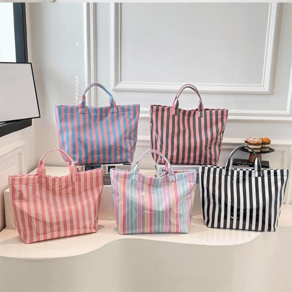 Waterproof Transparent Jelly Bag Large Capacity Beach Handbags Grocery Handbag