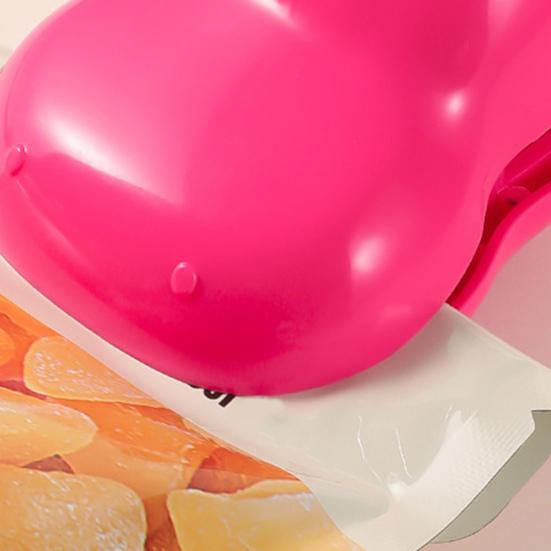 Hroch Magnetické klipy na sáčky Opakovaně použitelné plastové těsnící klipy do kuchyně na sáčky se svačinou Kreativní magnety na lednici pro skladování potravin