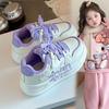 2026 Trendy White Girls' Skate & Casual Shoes – Versatile & Stylish for Spring/Autumn