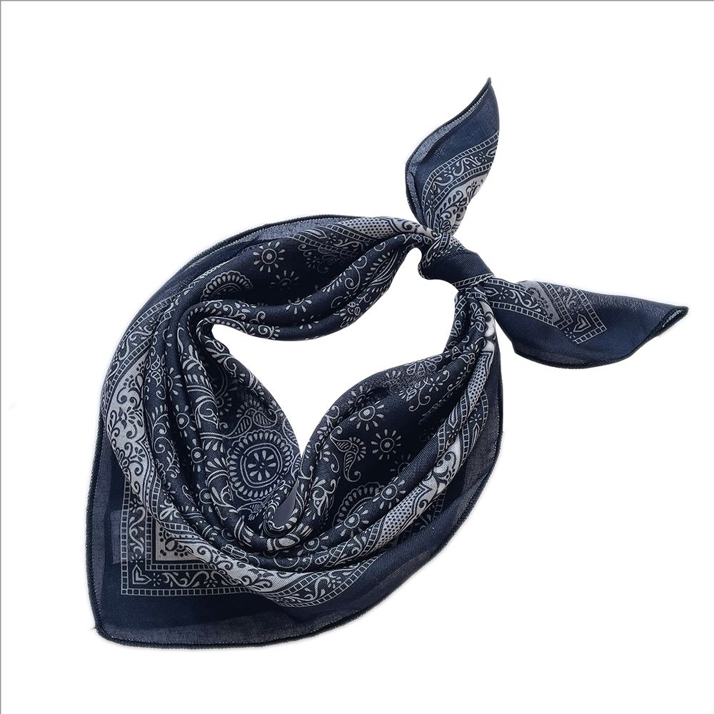 Women's Premium Versatile Small Square Scarf: Unique Paisley Design Head Cover & Neck Scarf