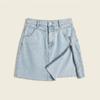 Irregular High-Waisted Denim Skirt For Women Spring/Summer Design With Zipper