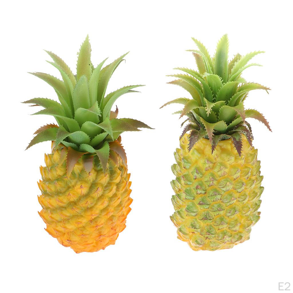 Obst Gemüse Künstliche Ananas Modell Dekoration Küchenspielzeug Requisite