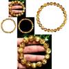 Natürliches Goldrutil-Quarz-Armband mit poliertem Finish für Paare und als Geschenk