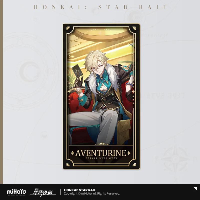 Sunsyea Honkai Star Rail Official Merch miHoYo Original Authentic 1st Anniversary Collectible Cards Aventurine Kafka