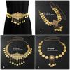 Blingbling Waist Belt Stylish Carved Floral Waist Chain Belt Elaborate Chain Belly Chain for Wedding Waist Chain