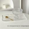 High Foot Glass Bowl Ice Cr Dert Cup for Home Use Ele Design for Yogurt Pudding Ice Cr Milkake Mousse