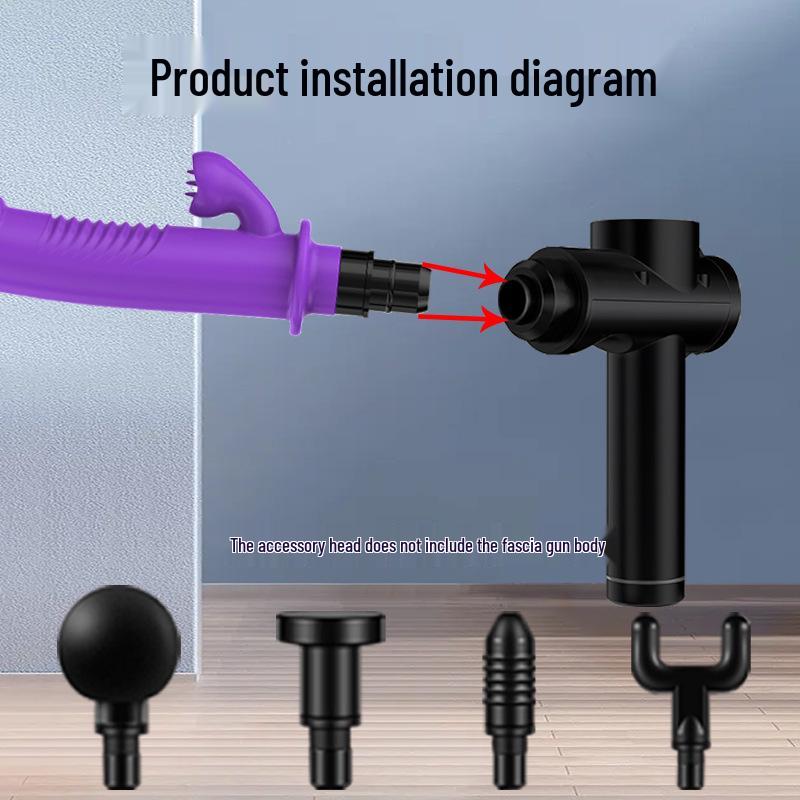 Massagepistole Silikonkopf zur Muskelentspannung