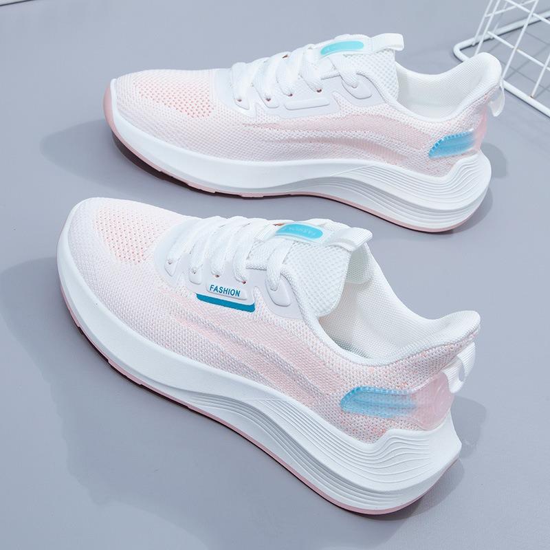 

Flying woven sports shoes women s shoes spring new running single shoes fashion women s casual shoes 36