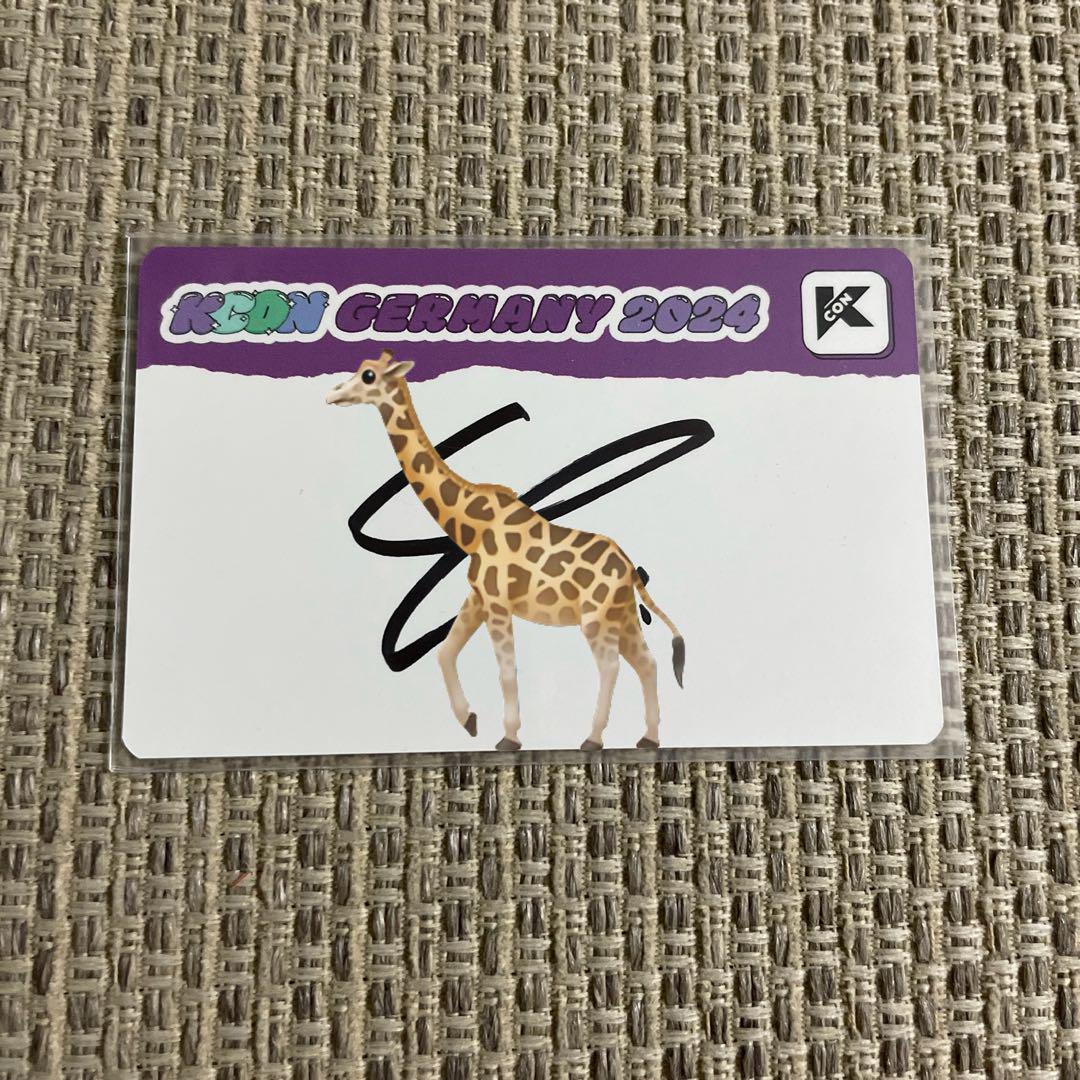 

[USED] JO1 Sato Keigo autographed card KCON