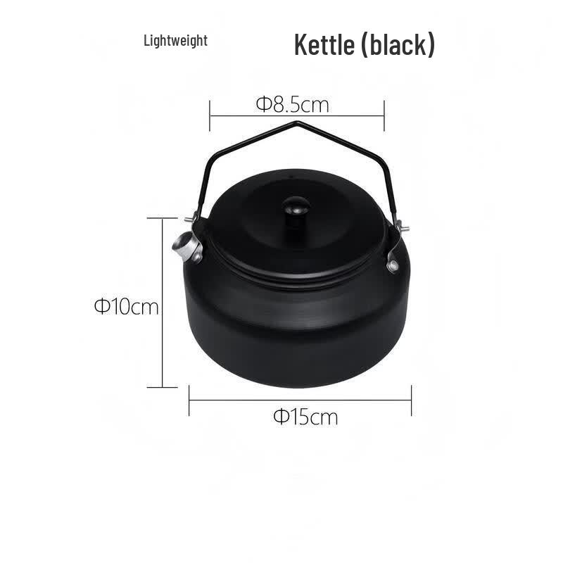 Outdoor Portable Aluminum Camping Kettle