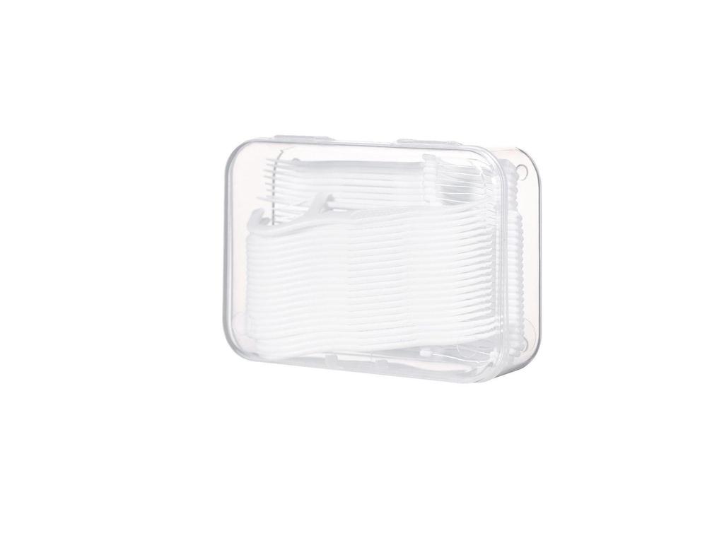 50-Piece High-Tensile Ultra-Fine Dental Floss Sticks with Logo for Oral Care