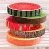 16" Fruit Design Couch Chair Pillow With Removable Cover And Soft Cushion