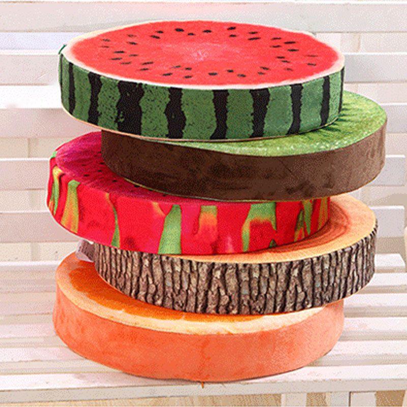 16" Fruit Design Couch Chair Pillow With Removable Cover And Soft Cushion