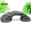 Non-toxic Turtle Dock Basking Platform, Rock Look Resin Baby Tortoise Climbing Ramp, Terrarium Accessory Arched Reptiles Resting Terrace for