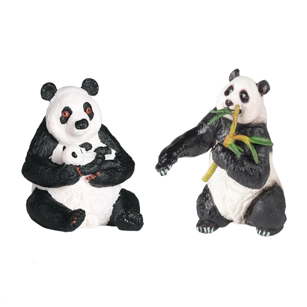 Panda Statue Animal Sculpture Artwork Decorative Gift Crafts Figurine for