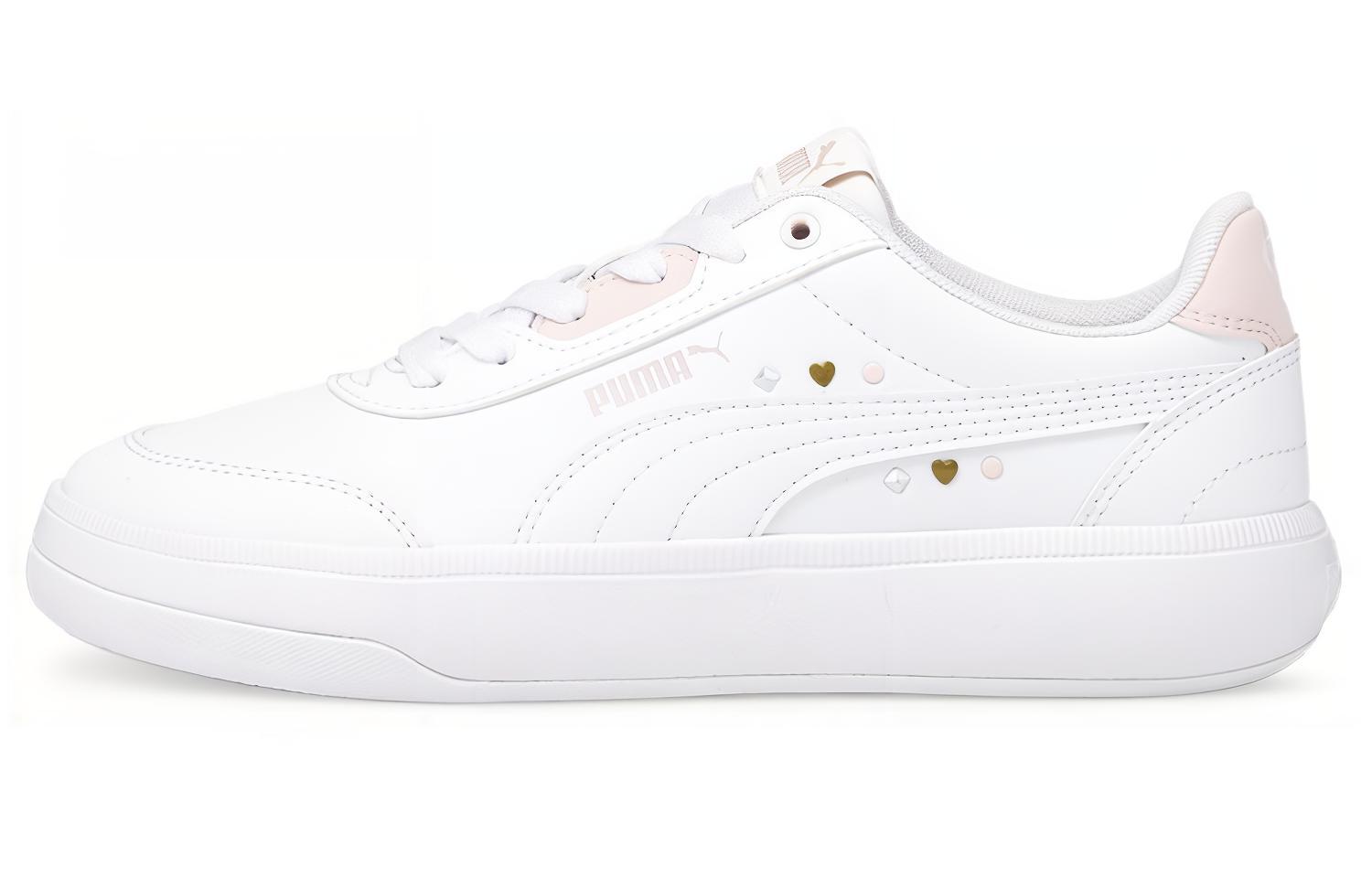 PUMA Tori Galentines White Chalk Pink Women s 384600-01 35.5