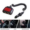 3 Socket Car Charger Adapter Charging Adapter Adapter Socket Splitter Outlet Car Charger with Secure Lock for Phone