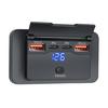 12V/24V USB Outlet Panel Double PD3.0 QC3.0 Quick Charge Single Handed Operate Charges for Car Motorcycles Marine Use