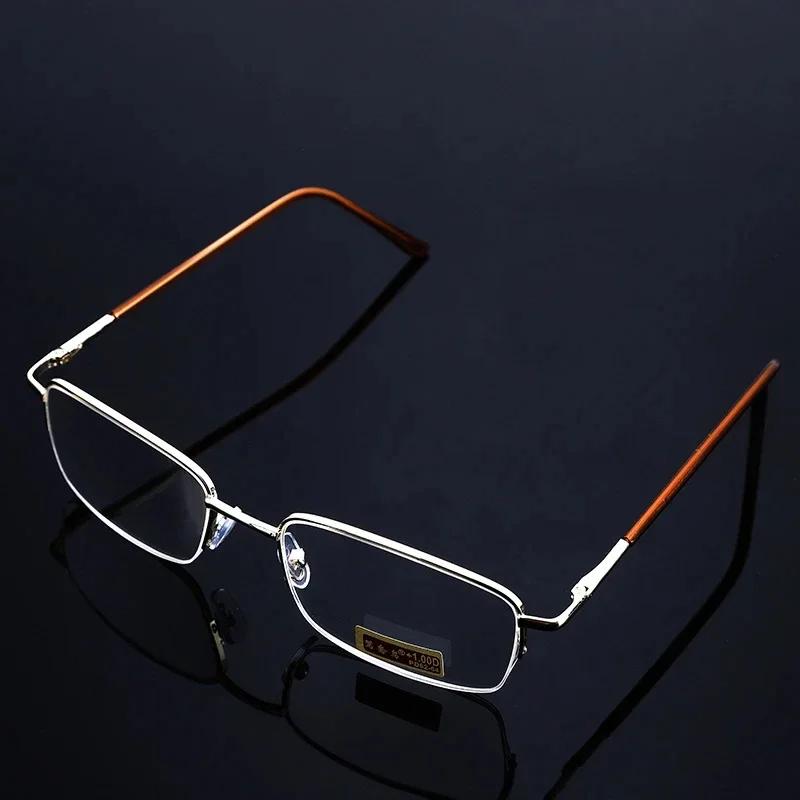 Herren Mode Vintage Lesebrille Transparent Weitsicht Brille Unisex Quadratisch Retro Altersweitsicht Brillen Vergrößerung