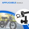 Throttle Grip Kit 3 Pin Surron Style For Ebike Full Twist Throttle For Macfox 12V-72V For Happyrun Freego Heybike
