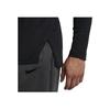 Nike Solid Color Sports Casual Crew Neck Knit Long Sleeve T-Shirt Men Tops Black 891602-010